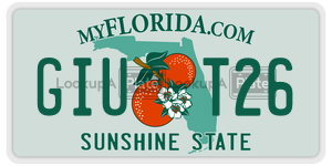 GIUT26  license plate in FL