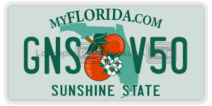 GNSV50  license plate in FL