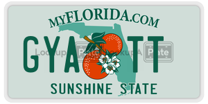 GYATT license plate in Florida