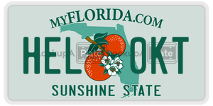 HEL0KT  license plate in FL