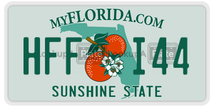 HFFI44  license plate in FL
