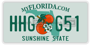 HHGG51 license plate in Florida