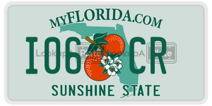 I06CR  license plate in FL