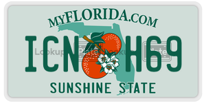 ICNH69  license plate in FL