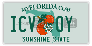 ICV0Y license plate in Florida
