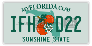 IFHD22  license plate in FL