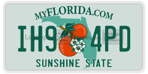IH94PD  license plate in FL