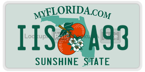 IISA93  license plate in FL