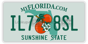 IL78SL  license plate in FL