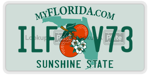 ILFV73  license plate in FL