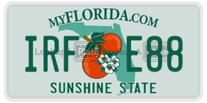 IRFE88  license plate in FL