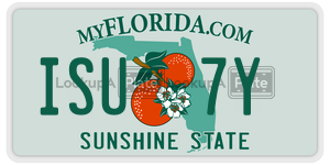 ISU7Y  license plate in FL