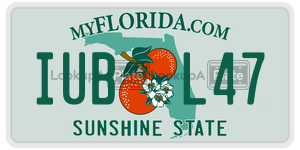 IUBL47 license plate in Florida