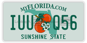 IUUQ56  license plate in FL