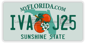 IVAJ25  license plate in FL