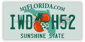 IWDH52  license plate in FL