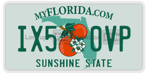 IX50VP license plate in Florida