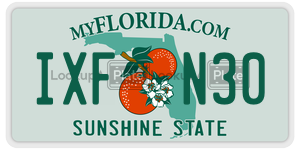 IXFN30 license plate in Florida