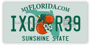 IXQR39  license plate in FL