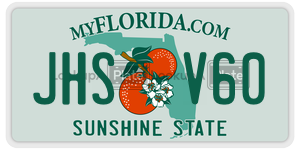 JHSV60  license plate in FL