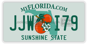 JJWI79  license plate in FL