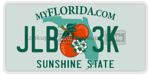 JLB3K  license plate in FL