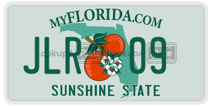 JLR09  license plate in FL