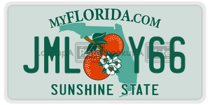 JMLY66 license plate in Florida