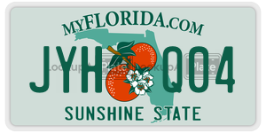JYHQ04  license plate in FL