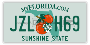 JZLH69  license plate in FL