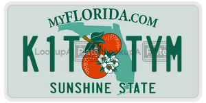 K1TTYM license plate in Florida