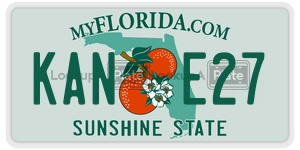 KANE27  license plate in FL