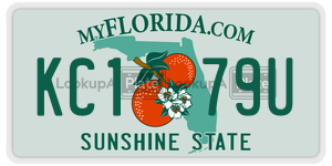 KC179U license plate in Florida