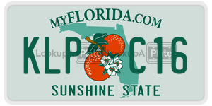 KLPC16 license plate in Florida