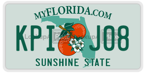 KPIJ08  license plate in FL