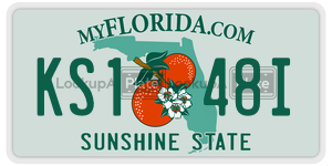 KS148I license plate in Florida