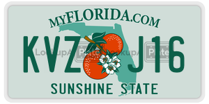 KVZJ16  license plate in FL