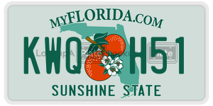 KWQH51  license plate in FL