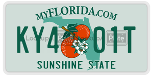 KY401T  license plate in FL