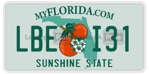LBEI31  license plate in FL