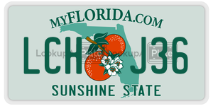 LCHJ36  license plate in FL