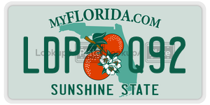 LDPQ92  license plate in FL
