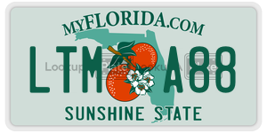 LTMA88  license plate in FL
