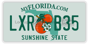 LXRB35 license plate in Florida