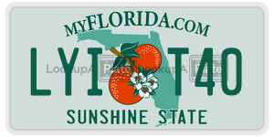 LYIT40  license plate in FL