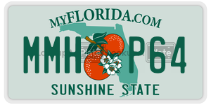 MMHP64 license plate in Florida
