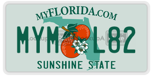 MYML82 license plate in Florida