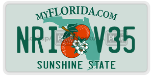 NRIV35  license plate in FL