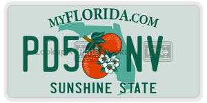 PD5NV  license plate in FL