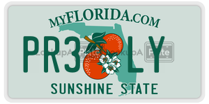 PR3LY  license plate in FL